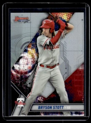 2019 Bowman's Best Top Prospects Bryson Stott Philadelphia Phillies #TP-6 - Image 1 of 2