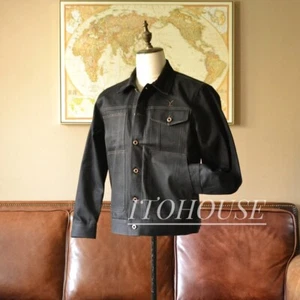 ITOHOUE Yellowstone Rip Wheeler  Denim Jacket Authentic Western Outlaw Style - Picture 1 of 24