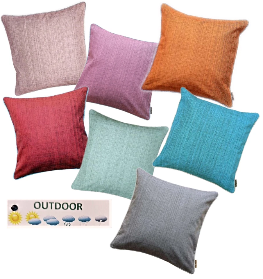 RAEBEL OUTDOOR Kissen Wasserabweisend 40x40 Kissenbezug Kissen Hülle Garten WETTERFEST