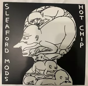 Sleaford Mods Hot Chip Nom Nom Nom Cat Burglar Yellow 7" (David Shrigley) - Picture 1 of 1