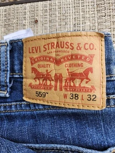 Levis 559 Jeans Herren 38x32 Medium Dark Denim Relaxed Straight   - Bild 1 von 7