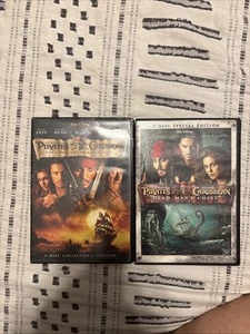 Pirates of the Caribbean DVD Collection 3-Disc Special Edition Set Of Two - Picture 1 of 2