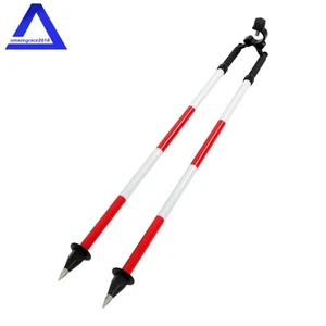 Aluminum Thumb Release Bipod for Prism Poles Surveying of Total Station GPS GNSS - Picture 1 of 14