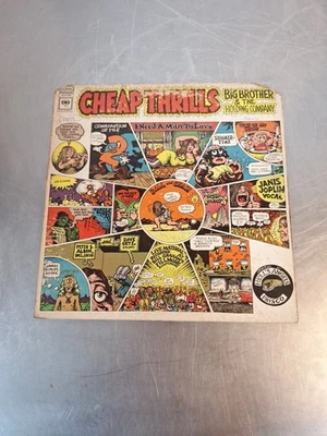 Janis Joplin-Cheap Thrills-Rock Columbia XSM 137376 lp Vinyl Record USA - Image 1 of 4