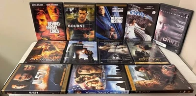 12 DVD Lot: Troy, Pursuit of Happyness, Road to Perdition, Bourne, U-571 + More - Image 1 of 4