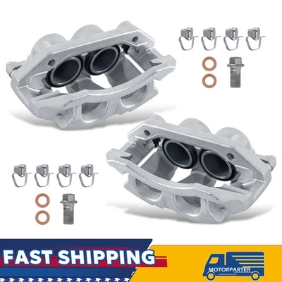 Pinzas de freno delanteras 2 piezas con soporte para Dodge Dakota Ram 1500 Chrysler Aspen Foto 1 de 4