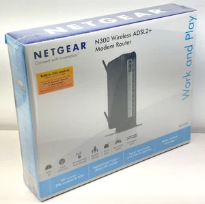 Netgear N300 Wireless ADSL2+ Modem Router DGN2200 - Picture 1 of 6