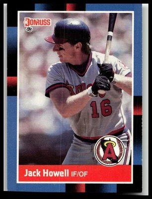1988 Donruss #333c Jack Howell California Angels - Image 1 of 2