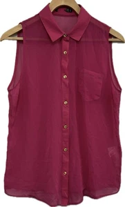 Ärmellose Damenbluse rosa Größe UK 12 - Bild 1 von 3