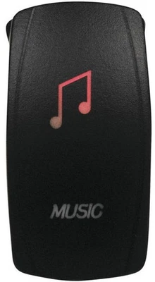 Dragonfire Music On/Off Switch - Red ATV/UTV 521380 dfr521380 - Image 1 of 3