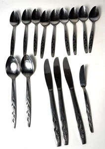 Nasco Haiti Stainless Steel mix lot of 15 spoons and knives - Picture 1 of 10