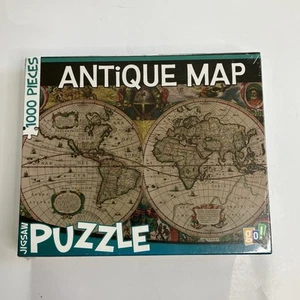 Go! Games Antique Map 1000-Piece Jigsaw Puzzle 29"x19" Factory Brand New Sealed - Picture 1 of 9