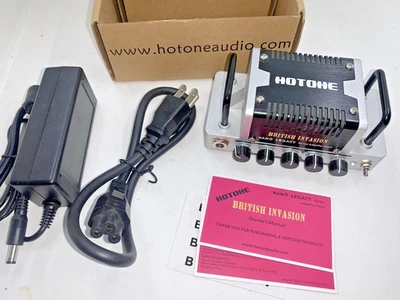 Hotone Nano Legacy British Invasion 5 Watt Compact Guitar Amp Head  (Vox AC30) - Image 1 of 4