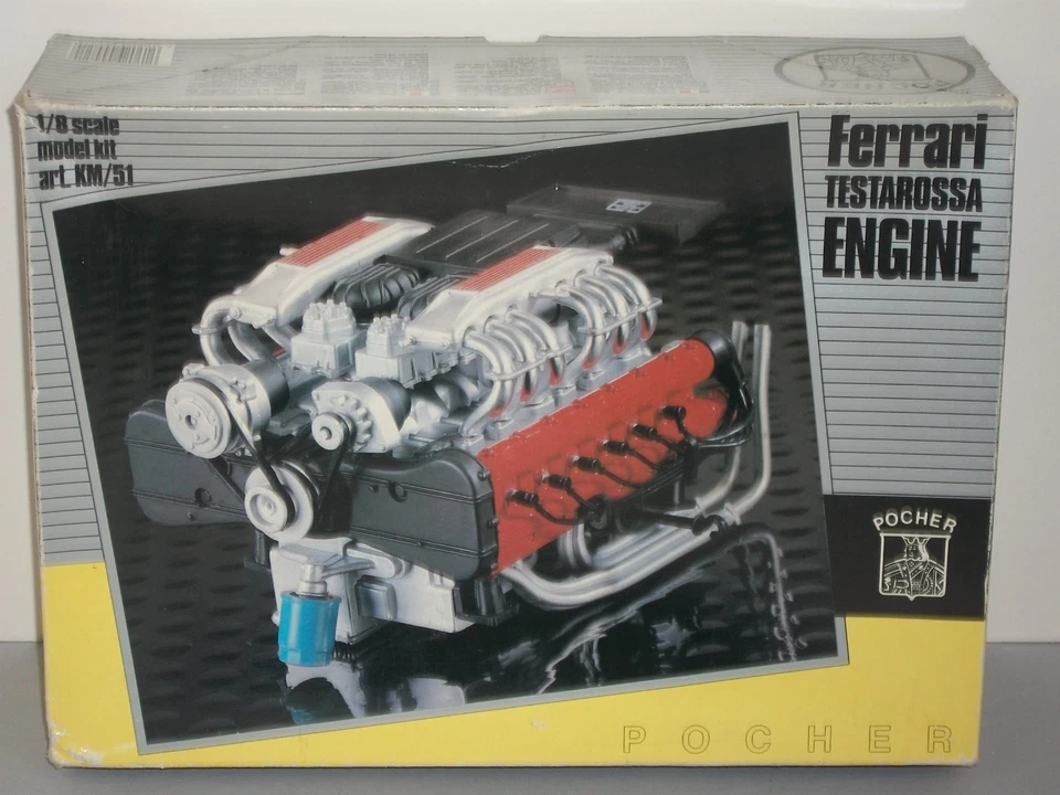 Pocher 1/8 Scale Ferrari Testarossa Engine - Image 1 of 1
