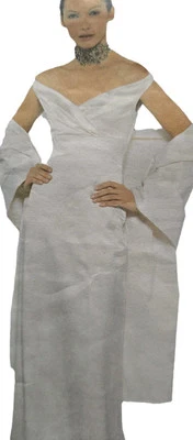 Badgely Mischka Designer Empire Train Evening Dress Vogue Sewing Pattern 1538 - Image 1 of 4