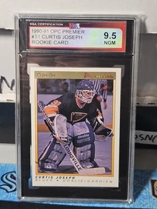 90-91 O-Pee-Chee Premier Curtis Joseph Rookie 🚨🚨🚨 KSA 9.5 Near Gem Mint - Picture 1 of 4