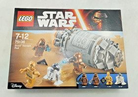 LEGO 75136 Droid Escape Pod MISB NEW SEALED Star Wars Figures 75158 75151 75059