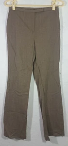 Ann Taylor Womens Pants Size 4 Brown Stretch Dress Trousers Wool Blend Career - Picture 1 of 3