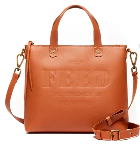 Neu FEED PROJECTs Eleanor Umhängetasche Beuteltasche Tasche russisches Leder 158 $ - Bild 1 von 6