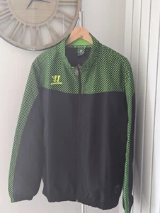 Warrior Windcheater Jacket Bnwt Black & Green - Size 2xl - Running/ Football - Picture 1 of 7