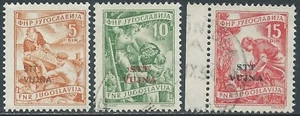 1954 TRIESTE B USATO ECONOMIA E INDUSTRIA 3 VALORI - RB17-9 - Picture 1 of 1