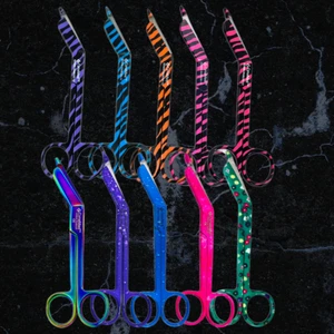ArTLaB-Nurse Lister Bandage Scissors 5.5" - Set of 6 Each - Multicolor,Stainless - Picture 1 of 10