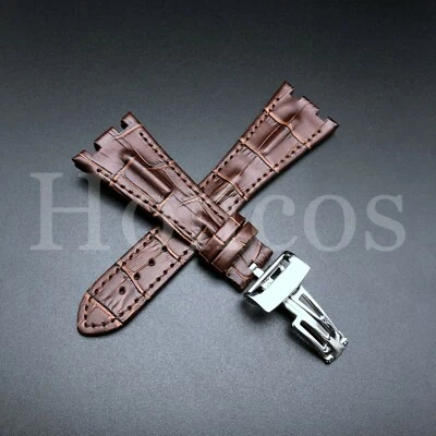 Ремешок для часов Alligator 28 мм подходит для застежки AP Audemars Piguet RO - Изображение 1 из 2