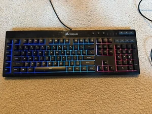 Corsair K55 PRO LITE RGB Wired Gaming Keyboard (USED) Free S/H - Picture 1 of 5
