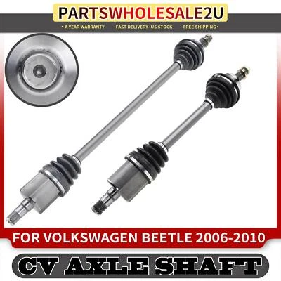 2 件前 CV 轴组件适用于大众甲壳虫 2006 - 10 甲壳虫敞篷车 2010 AT — 第 1/4 张图片