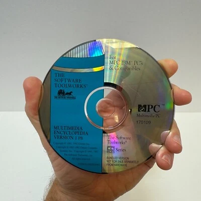 The Software Toolworks Multimedia PC Encyclopedia Version 1 IBM PC **DISC ONLY** - Image 1 of 4