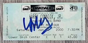 Harry Connick Jr Signed Concert Ticket Singer Songwriter 1/22/00 LEGEND RAD - Picture 1 of 1