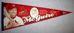 Mark McGwire St. Louis Cardinals 1999 Original Full Size Pennant Wincraft MLBPA - Picture 1 of 3