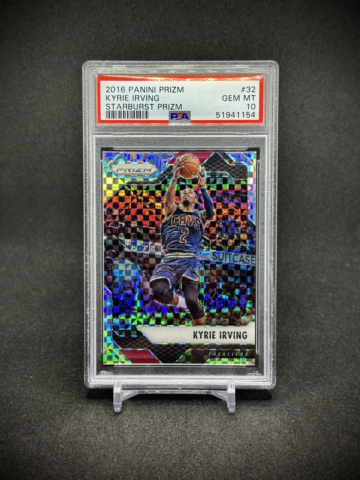 Kyrie Irving 2016-17 Panini Prizm Starburst Prizm SP PSA 10 Cavaliers - Image 1 of 1