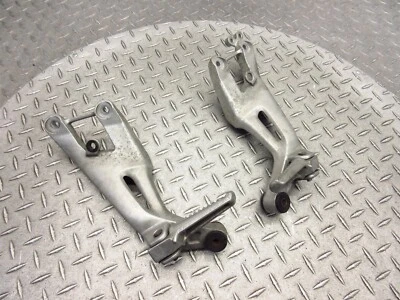 1999 97-00 Honda CBR1100XX CBR1100 Blackbird OEM Rear Passenger Foot Pegs Mounts - Image 1 of 4