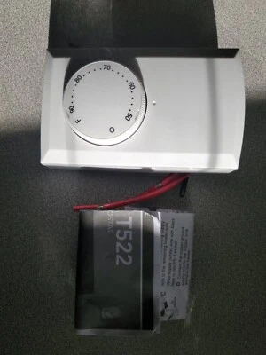 Cadet T522-W Wall Mounted Thermostat - White Not In Box - Image 1 of 2