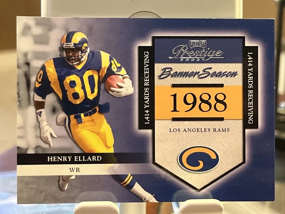 2002 Playoff Prestige Banner Season /1988 Henry Ellard #BS-18 - Image 1 of 2