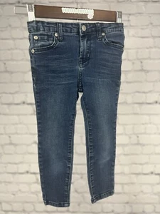 7 For All Mankind Blair Jeans The Skinny Adjustable Waist Cotton Girl's Size 4 - Picture 1 of 10