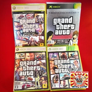 Lot 4 Xbox 360 GTA Grand Theft Auto 4 5 Episodes From Liberty City 3 Vice Japan - Picture 1 of 15