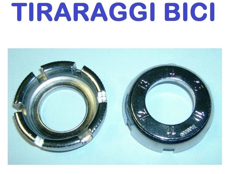 1 CHIAVE TIRARAGGI RAGGI BICI BIKE STANDARD A 6 FACCE MTB CITY VINTAGE BMX CORSA - Immagine 1 di 1