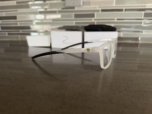 FERRARI SCUDERIA FZ8001U 505/54-18-145 Transparent Grey/black Demo Eyeglasses - Picture 1 of 12
