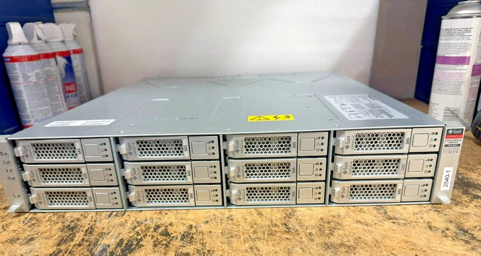 SUN ORACLE Storage Tek 2540 FC Array with 2x146GB 15K 1x375-3499 2xAC Power - Image 1 of 4