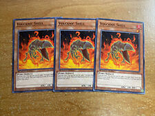 🔥 3x Yugioh! Volcanic Shell - SGX1-ENH07 - Common - 1st Edition PLAYSET NM