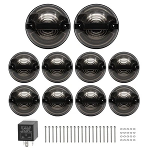 Kit completo de actualización de lámpara LED para Land Rover 90/110 1983-1990 Defender 1990-2016 - Imagen 1 de 11