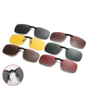 Clip On Sunglasse Polarized Glasses Anti-glare Sunglasses UV400 Goggles - Imagen 1 de 19