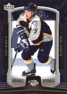 2005-06 Upper Deck Rookie Update Predators Hockey Card #54 Paul Kariya