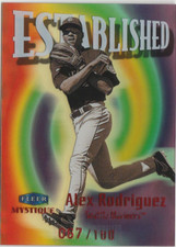 Alex Rodriguez 1999 Fleer Mystique Established 67/100