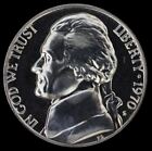 1970 S Jefferson Nickel "Beautiful" Proof Gem Deep Cameo Coin Us Mint