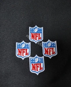 Small Collar Size NFL LOGO FOOTBALL IRON ON Embroidered 100 PATCH - Picture 1 of 2