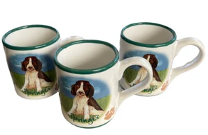 Set Of 3 MUGS “My Best Friend Is A SPRINGER SPANIEL” 2003 Dog Coffee Cup English - Picture 1 of 8