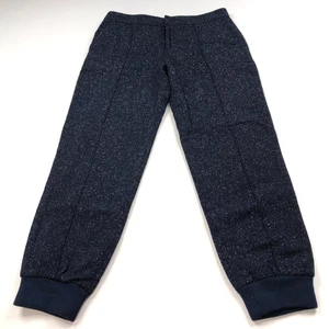 Club Monaco 0 (Fit 30W 25L) Mid Rise Jogginghose Hose Wolle Seide Blau HRJ - Bild 1 von 11